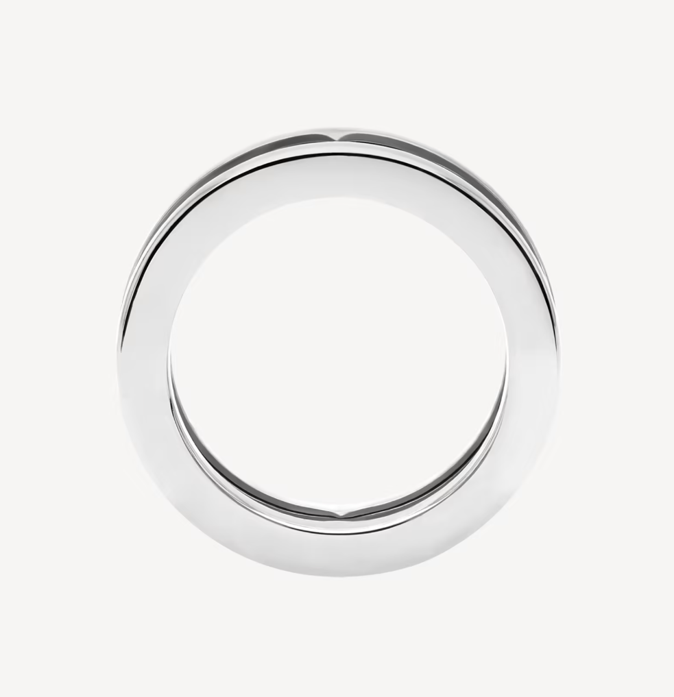 [⭐JeweliWhal]ZERO 1 ワンバンド 透かしロゴ スパイラルリング