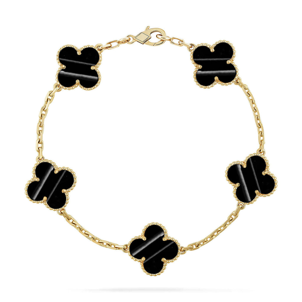 [⭐JeweliWhal] CLOVER 5 MOTIF PULSAR STONE BRACELET COLLECTION
