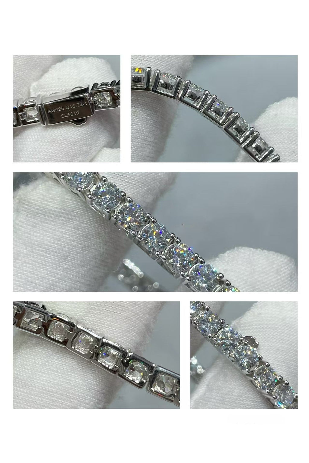 [⭐JeweliWhal jewelrys]TENNIS BRACELET WITH FULL DIAMOND SETTING