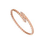 [⭐JeweliWhal]SERPENTI BRACELET DIAMONDS PINK GOLD