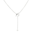 [⭐JeweliWhal]FINESSE SILVER DIAMOND NECKLACE