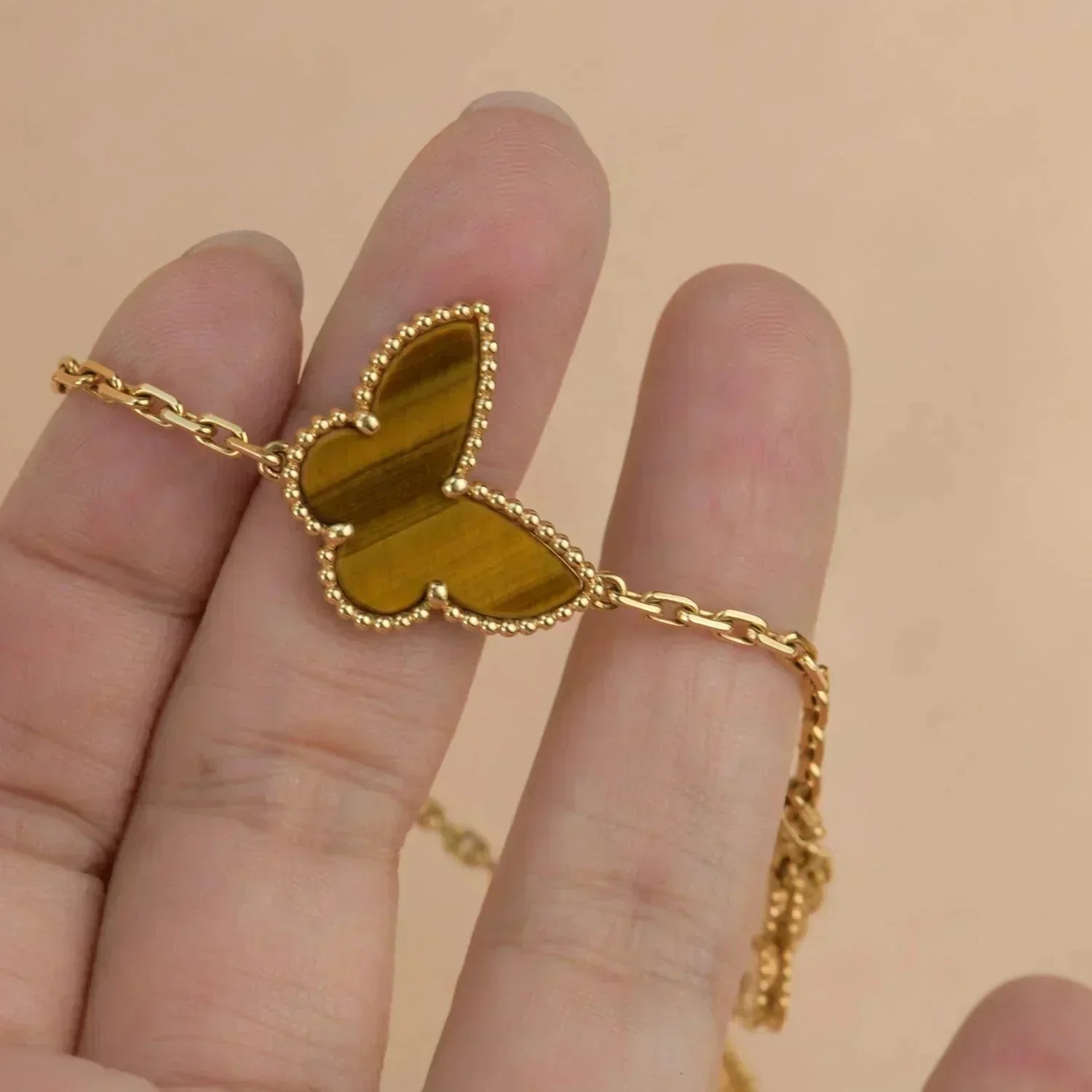 [⭐JeweliWhal]ラッキースプリング5モチーフゴールドブレスレット