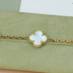 [⭐JeweliWhal]CLOVER WHITE PEARL MOP 5 MOTIF BRACELET COLLECTION