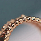 [⭐JeweliWhal]クローバー カレイドスコープ リング 10mm