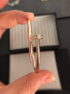 [⭐JeweliWhal]JUSTE BRACELET 3.5MM DIAMONDS