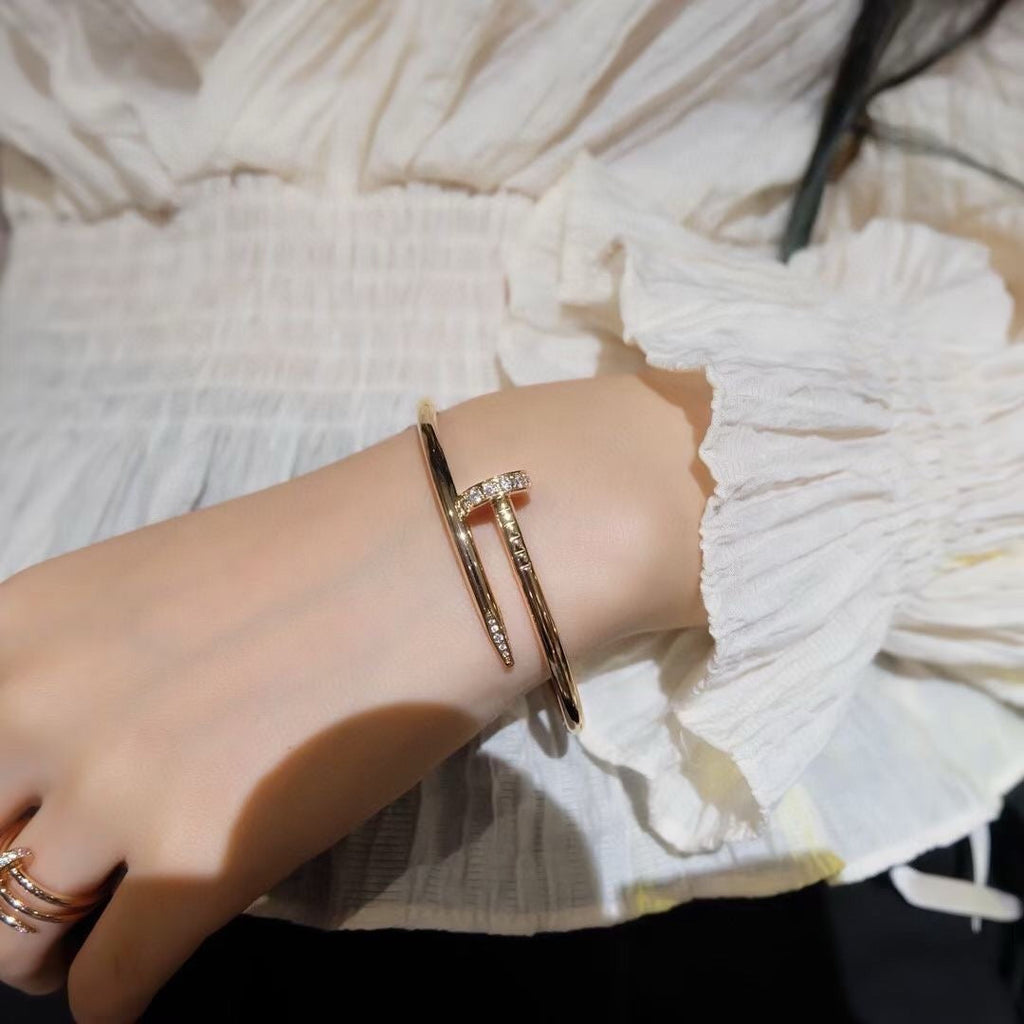 [⭐JeweliWhal]JUSTE BRACELET 3.5MM DIAMONDS