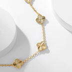 [⭐JeweliWhal]CLOVER 10 MOTIFS LASER NECKLACE