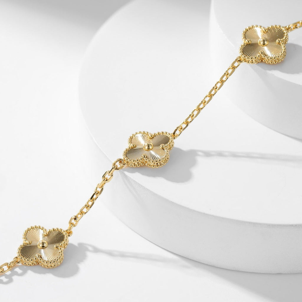 [⭐JeweliWhal]CLOVER 10 MOTIFS LASER NECKLACE