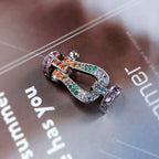 [⭐JeweliWhal]FORCE LARGE HORSESHOE CLASP  METAL BRACELET