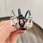 [⭐JeweliWhal]フォース ラージ ホースシュー ハーフダイヤモンド ブレスレット ローズゴールド