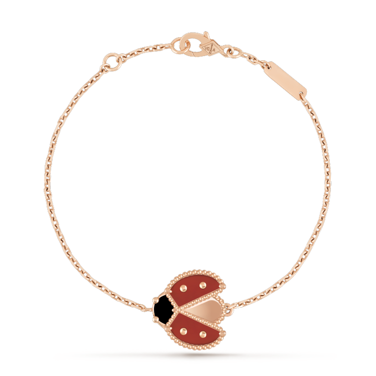 [⭐JeweliWhal]ラッキースプリング 1モチーフ ピンクゴールドブレスレット