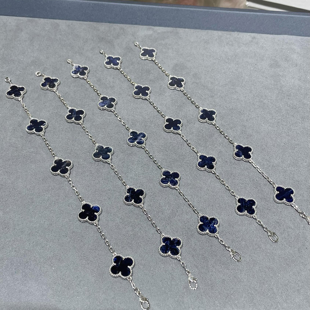 [⭐JeweliWhal]クローバー5モチーフピーターサイトブレスレットコレクション