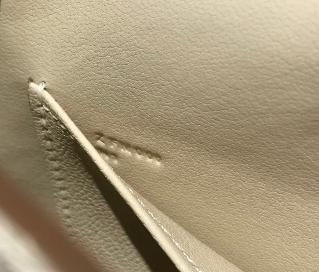 HM ケリー ミニ 20 ホワイト エプソム シルバー ハードウェア