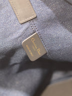 LARGE TOUJOURS 37 BLUE DENIM OBLIQUE JACQUARD