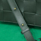 CASSETTE 23 IN DARK GREEN CALFSKIN