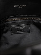 ルル パファー ミディアム 29インチ オールブラック シープスキン ブラックハードウェア