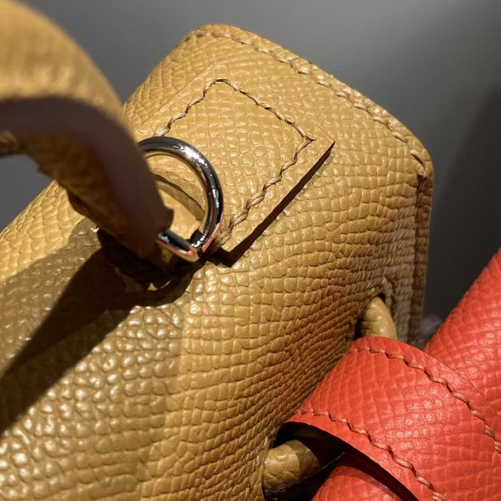 ケリードール ピクト ミニ 18 ブラウンミックスブルー カーフスキン