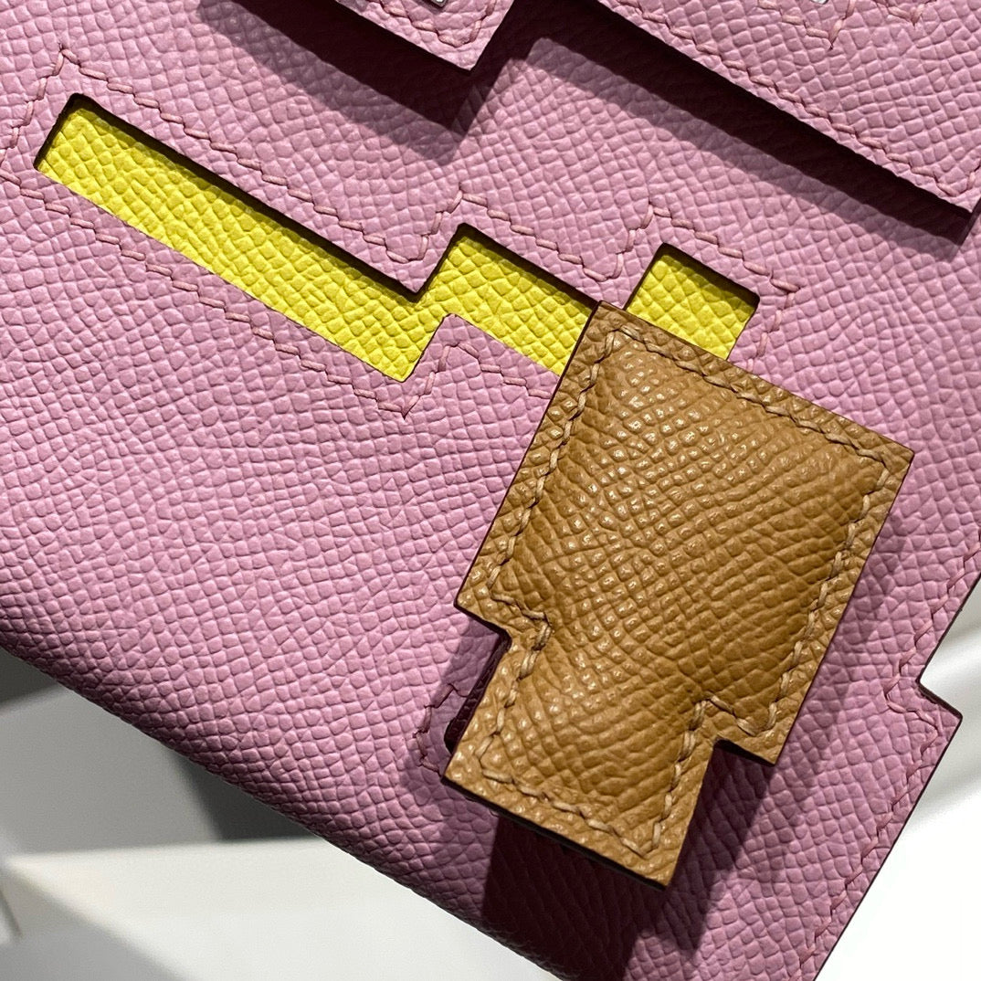 ケリードール ピクト ミニ 18 ピンク ミックスブラウン カーフスキン