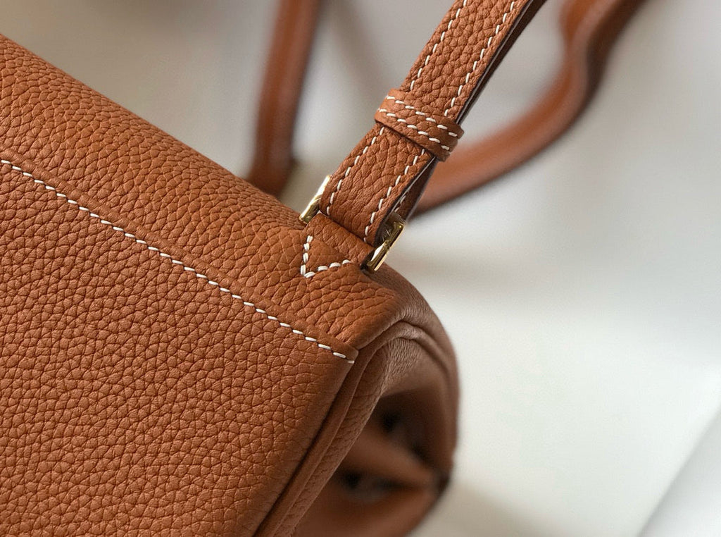 ケリーアド 22 トーゴ バックパック（ブラウンカーフスキン、ゴールド金具）