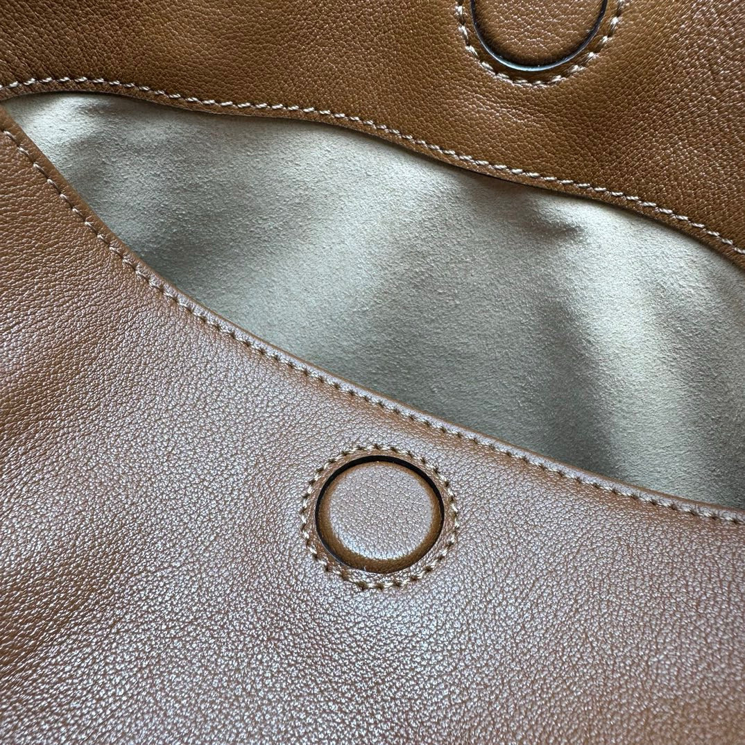 DIANA MINI BAG 24 WITH WEB IN WINE RED LACQUER CALFSKIN BAMBOO HANDLE