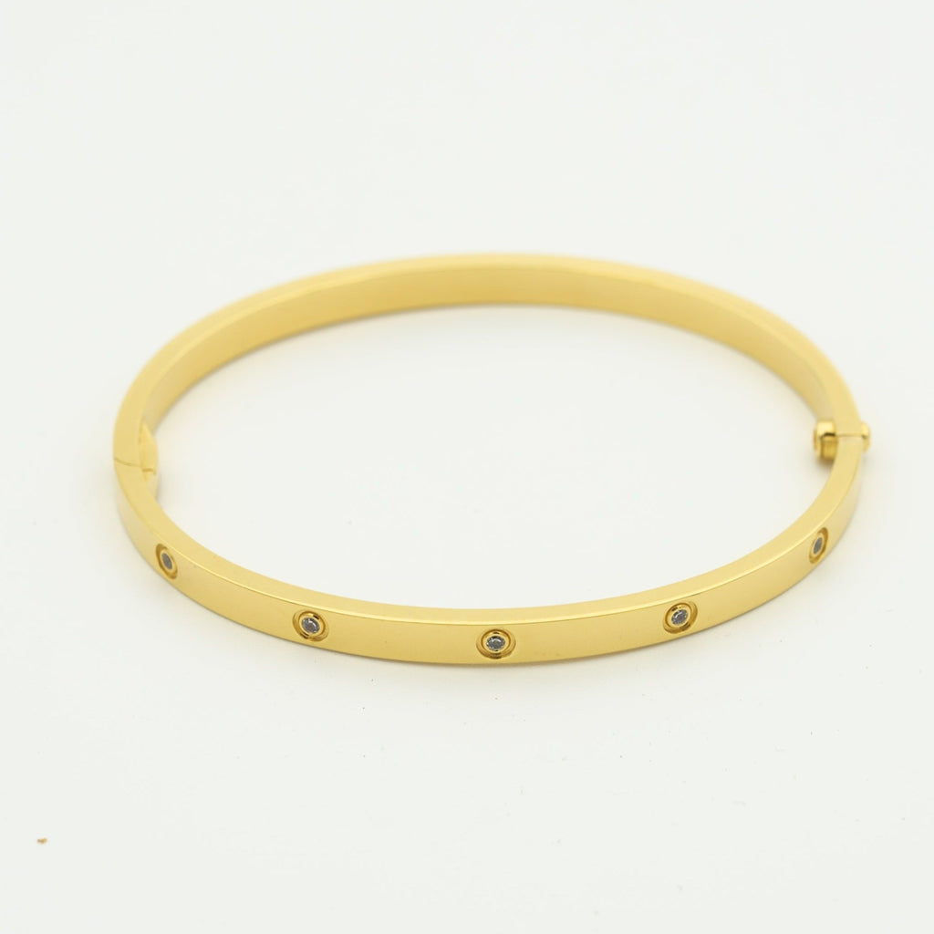 [⭐JeweliWhal]LOVE BRACELET 3.65MM 10 DIAMONDS