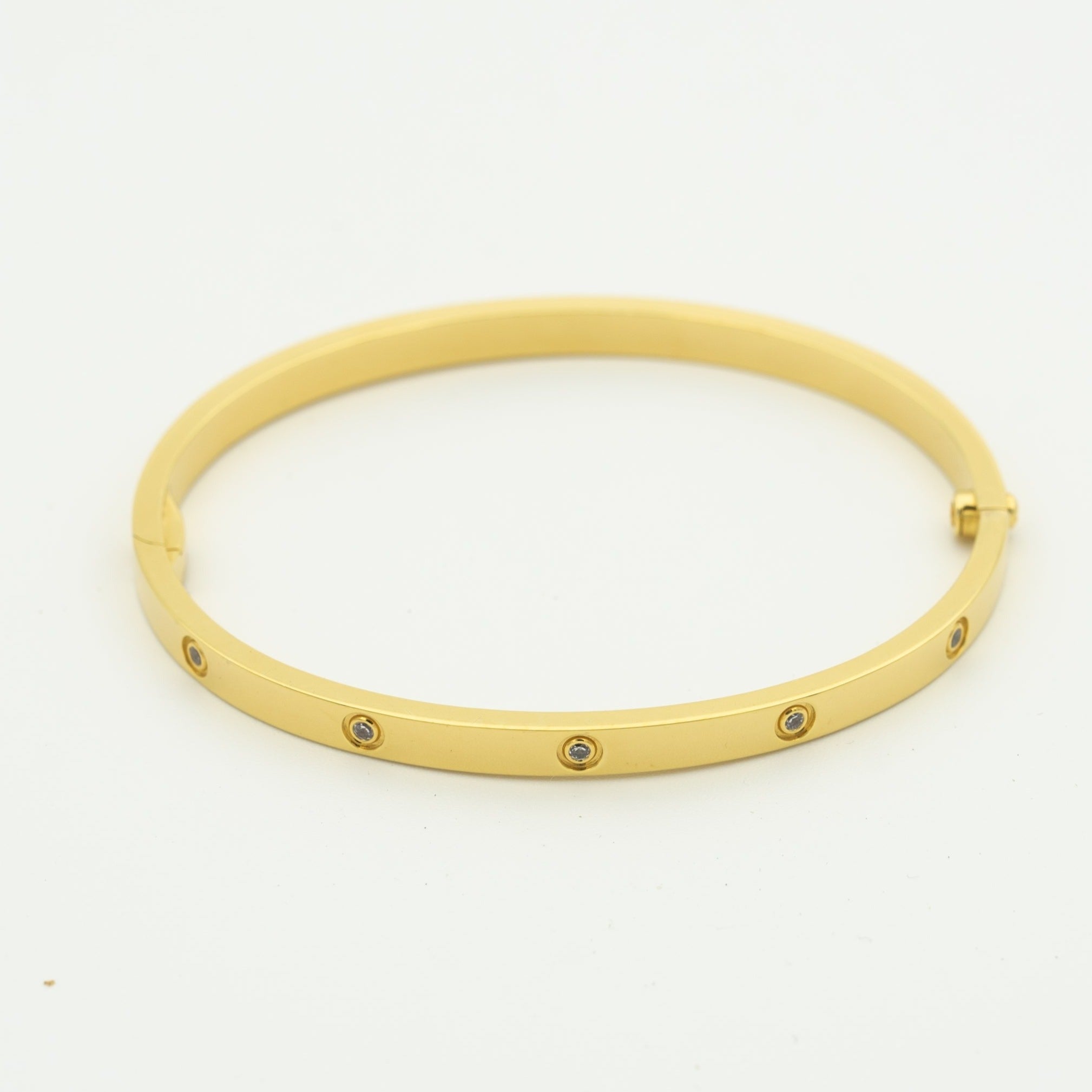 [⭐JeweliWhal]LOVE BRACELET 3.65MM 10 DIAMONDS