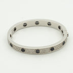 [⭐JeweliWhal]LOVE BRACELET 6.1MM DIAMOND-PAVED CERAMIC