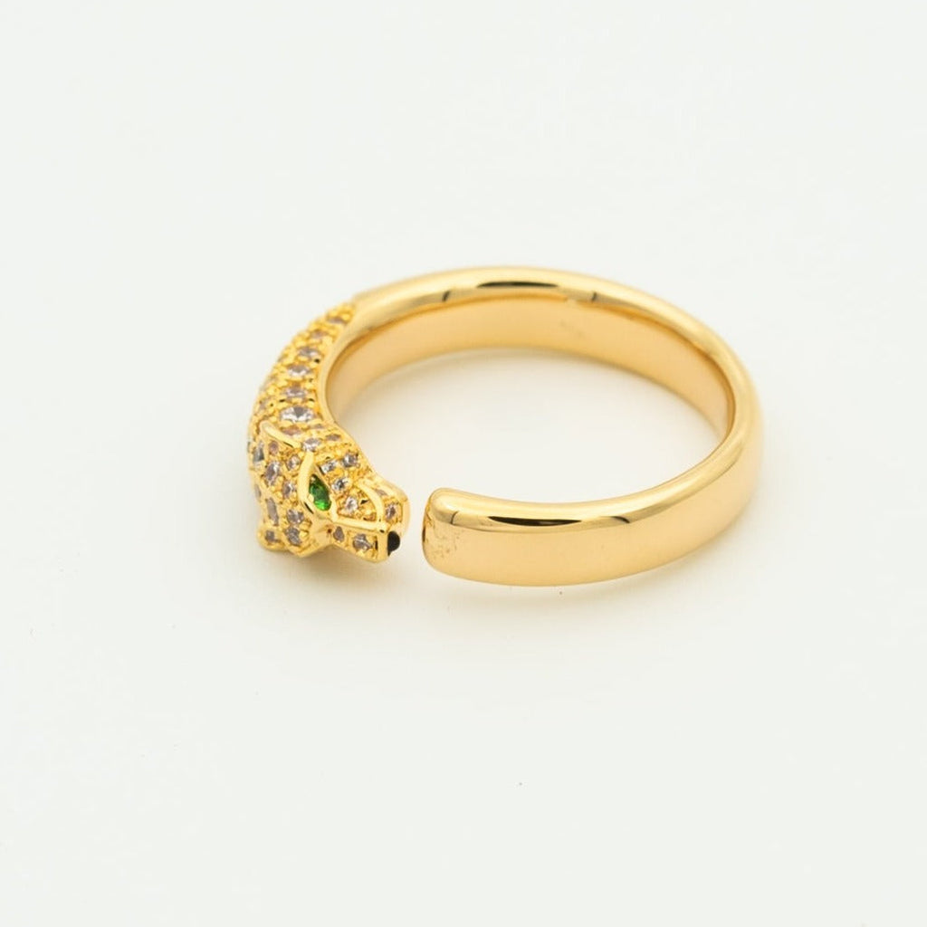 [⭐JeweliWhal]パンサーリング ダイヤモンド 7.3mm 