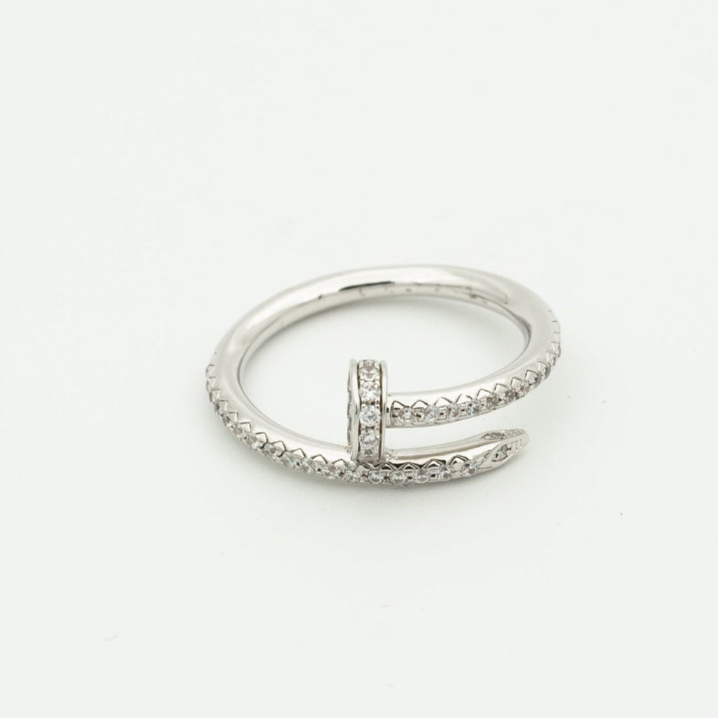 [⭐JeweliWhal]JUSTE RING 1.8MM SILVER DIAMONDS