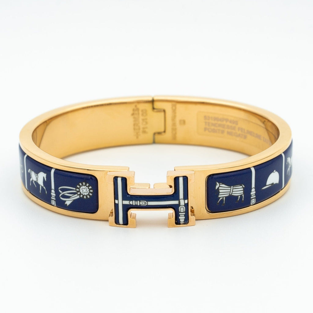 [⭐JeweliWhal]H BRACELET BLUE CERAMIC