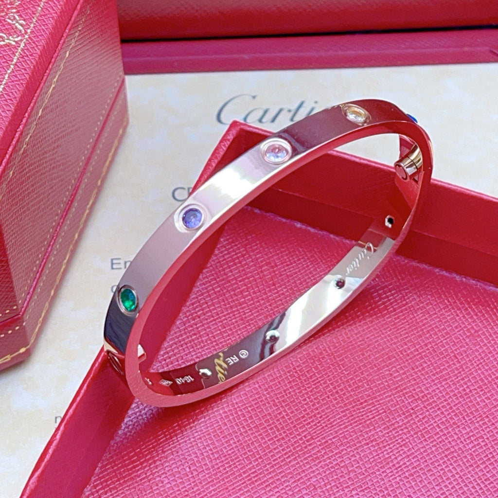 [⭐JeweliWhal] 2026 RAINBOW LOVE BRACELET 6.1MM  10 DIAMONDS