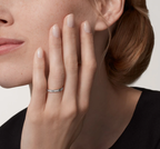[⭐JeweliWhal]LOVE RING 2.6mm幅 フルダイヤモンドリング シルバー