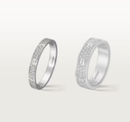 [⭐JeweliWhal]LOVE RING 2.6mm幅 フルダイヤモンドリング シルバー