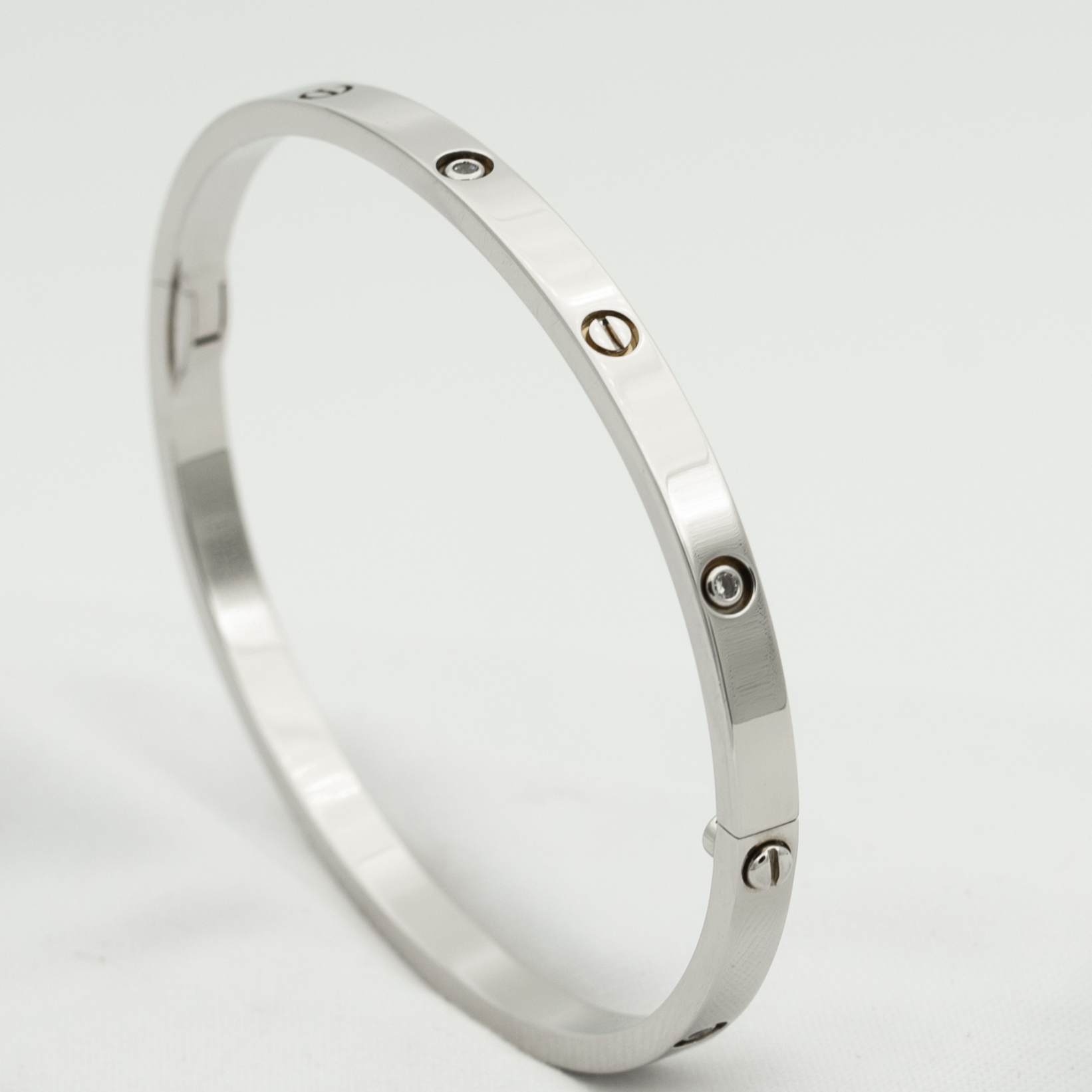 [⭐JeweliWhal]LOVE BRACELET 3.65MM 6 DIAMONDS