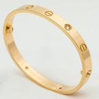 [⭐JeweliWhal]LOVE BRACELET 6.1MM 4 DIAMONDS