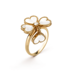 [⭐JeweliWhal]SWEET CLOVER WHITE MOP RING