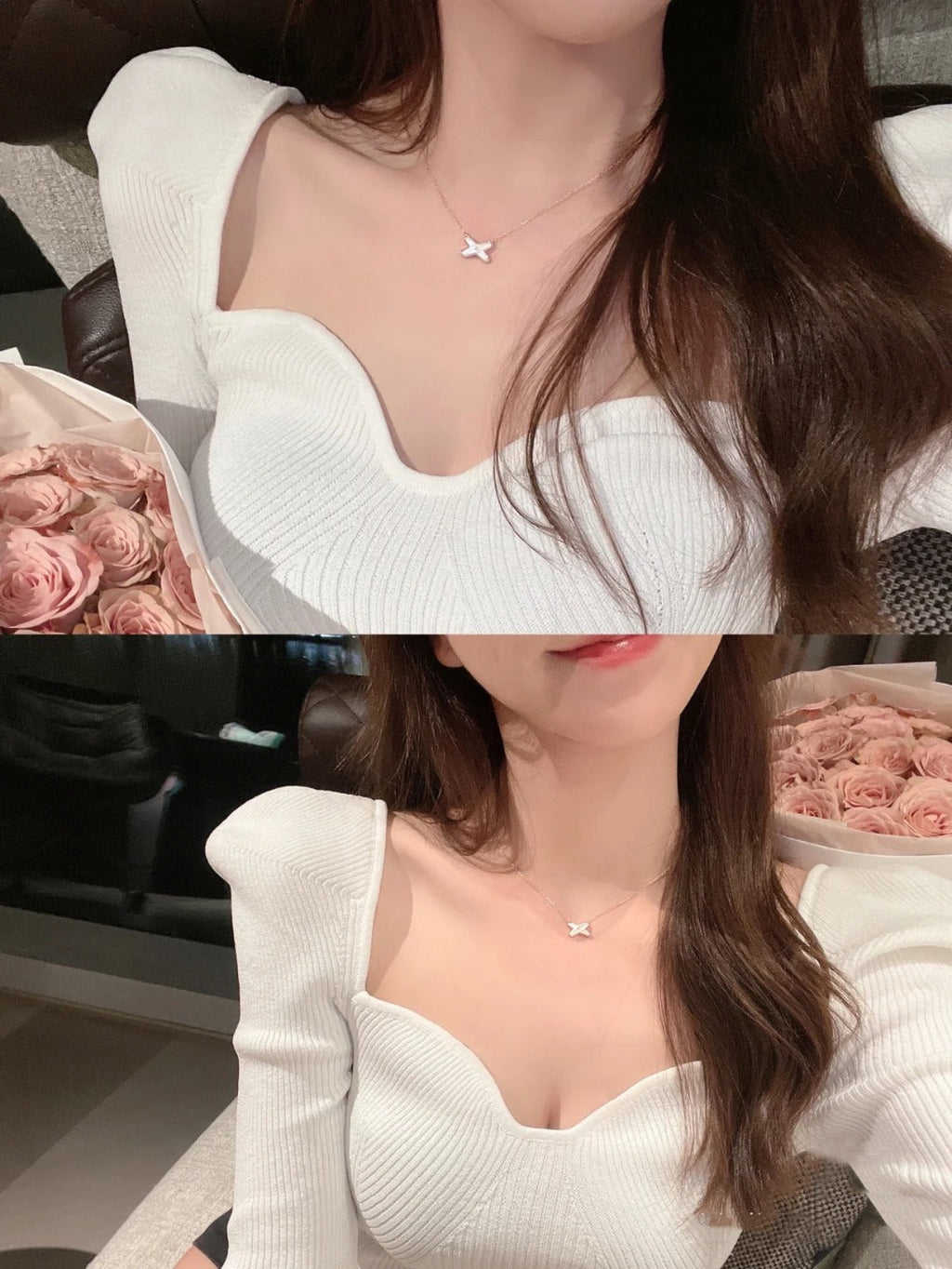 [⭐JeweliWhal]JEUX DE NECKLACE 1 DIAMOND