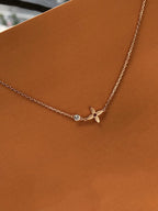 [⭐JeweliWhal]BLOSSOM PENDANT PINK GOLD AND DIAMOND