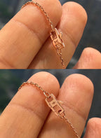 [⭐JeweliWhal]BLOSSOM PENDANT PINK GOLD AND DIAMOND