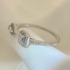 [⭐JeweliWhal]MY TWIN TOI & MOI SILVER DIAMOND RING