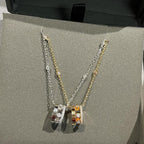 [⭐JeweliWhal]CHAIN MOVE ROMANE PEDAND NECKLACE