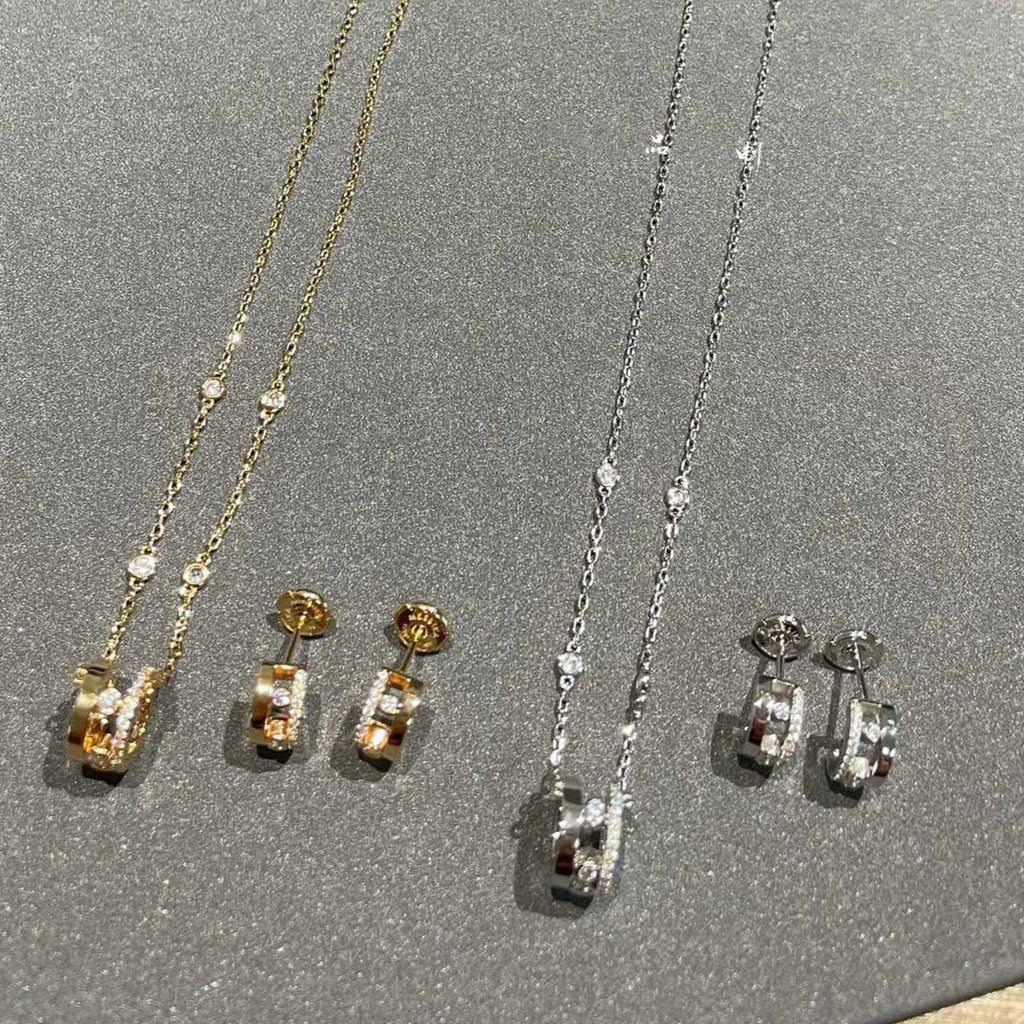 [⭐JeweliWhal]CHAIN MOVE ROMANE PEDAND NECKLACE