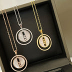 [⭐JeweliWhal]Demo MOVE MM NACRE BLANCHE DIAMOND NECKLACE