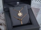 [⭐JeweliWhal]Demo MOVE PM NECKLACE PINK GOLD DIAMOND