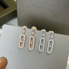 [⭐JeweliWhal]DORMEUSES MOVE UNO DIAMOND EARRINGS
