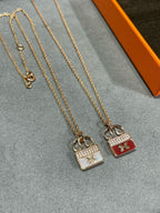 [⭐JeweliWhal]H CIRCE MOISSANITE PENDANT NECKLACE GOLD