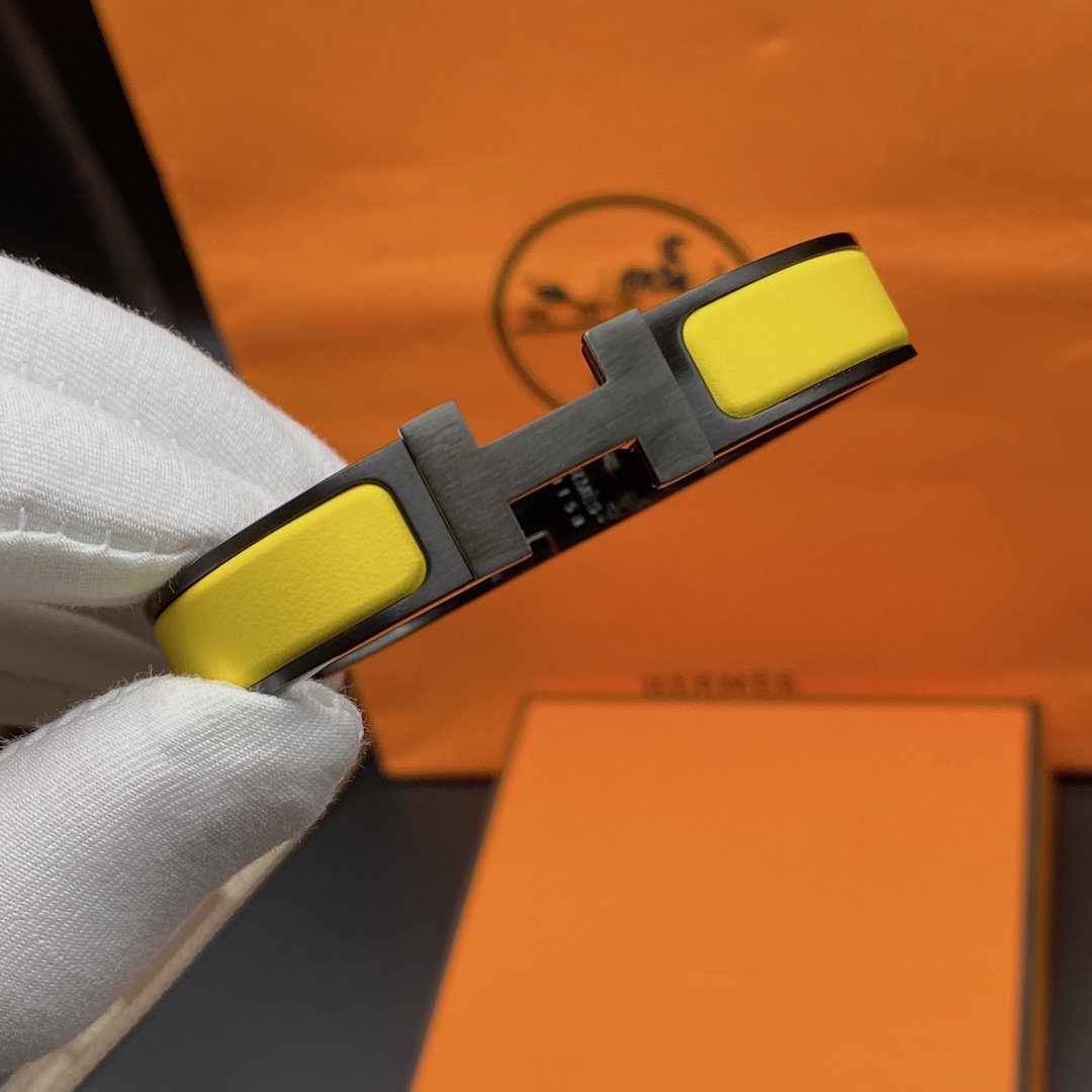 [⭐JeweliWhal]CLIC HM SO ブラックイエローブレスレット