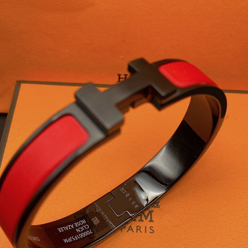 [⭐JeweliWhal]CLIC HM SO BLACK RED BRACELET
