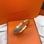 [⭐JeweliWhal]CLASSIC HM CLIC GREEN 8MM ENAMEL BRACELET