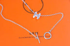 [⭐JeweliWhal]HM NECKLACE H LETTER OVAL SERIES